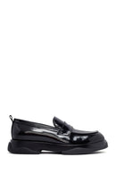 Male Black Thick-Soled Leather Loafer | Derimod Male Black Thick-Soled Leather Loafer | Derimod