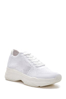 Kadın Beyaz Delikli Sneaker | Derimod Kadın Beyaz Delikli Sneaker | Derimod