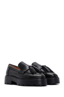 Kadın Siyah Deri Maskülen Loafer | Derimod Kadın Siyah Deri Maskülen Loafer | Derimod