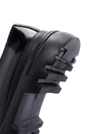 Men's Black Thick Soled Patent Leather Casual Shoes | Derimod Men's Black Thick Soled Patent Leather Casual Shoes | Derimod