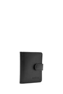 Men's Black Leather Card Holder | Derimod Men's Black Leather Card Holder | Derimod