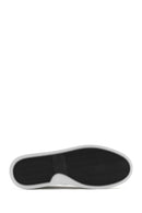 Men's White Lace-up Leather Sneaker | Derimod Men's White Lace-up Leather Sneaker | Derimod