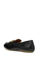 Geox Kadın Siyah Palmaria Deri Loafer | Derimod Geox Kadın Siyah Palmaria Deri Loafer | Derimod
