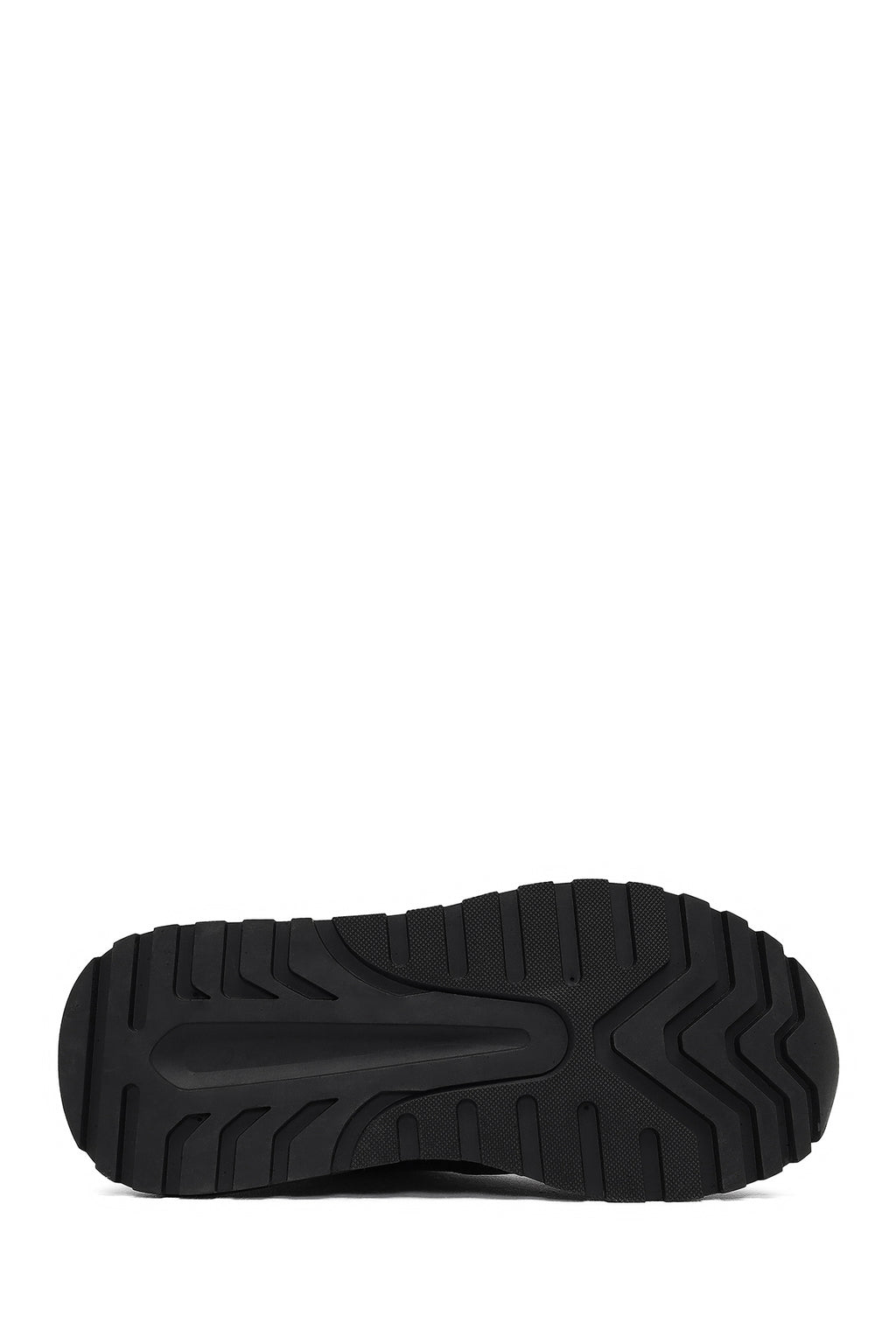 Erkek Kahverengi Bağcıklı Kalın Tabanlı Deri Sneaker