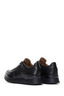 Erkek Siyah Deri Sneaker | Derimod Erkek Siyah Deri Sneaker | Derimod
