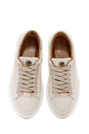 ACBC x Derimod Women's Cream Lace-Up Chunky Sole Sneakers | Derimod ACBC x Derimod Women's Cream Lace-Up Chunky Sole Sneakers | Derimod