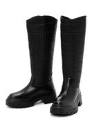 Women's Black Thick Soled Casual Boots | Derimod Women's Black Thick Soled Casual Boots | Derimod