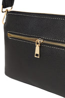 Woman Black Long Strap Shoulder Bag | Derimod Woman Black Long Strap Shoulder Bag | Derimod