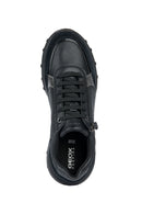 Geox Women's Black Alleniee Suede Detailed Sneaker | Derimod Geox Women's Black Alleniee Suede Detailed Sneaker | Derimod