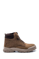 Men's Nubuck Leather Zippered Sports Boots | Derimod Men's Nubuck Leather Zippered Sports Boots | Derimod
