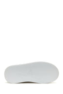 Women's Gray Suede Leather Thick Soled Sneaker | Derimod Women's Gray Suede Leather Thick Soled Sneaker | Derimod