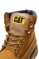 Caterpillar Men's Mustard Colorado Nubuck Leather Boots | Derimod Caterpillar Men's Mustard Colorado Nubuck Leather Boots | Derimod