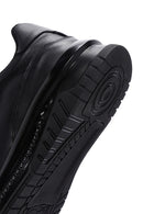 Erkek Siyah Deri Kalın Tabanlı Sneaker | Derimod Erkek Siyah Deri Kalın Tabanlı Sneaker | Derimod