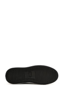 Men's Black Lace-up Leather Sneaker | Derimod Men's Black Lace-up Leather Sneaker | Derimod