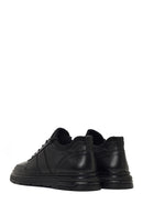 Erkek Siyah Bağcıklı Deri Sneaker | Derimod Erkek Siyah Bağcıklı Deri Sneaker | Derimod