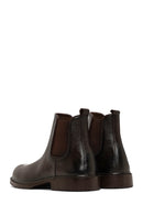 Men's Brown Leather Chelsea Boot | Derimod Men's Brown Leather Chelsea Boot | Derimod