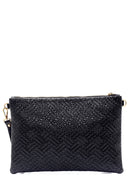 Women's Knitted Detailed Portfolio Bag | Derimod Women's Knitted Detailed Portfolio Bag | Derimod