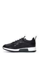 Men's Black Leather Thick Soled Sneaker | Derimod Men's Black Leather Thick Soled Sneaker | Derimod