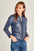 Tanya Women's Leather Jacket | Derimod Tanya Women's Leather Jacket | Derimod