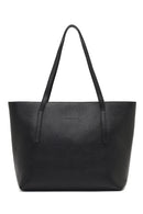 Women's Black Leather Classic Shoulder Bag | Derimod Women's Black Leather Classic Shoulder Bag | Derimod