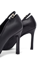 Woman Black Stiletto Heels Leather Stiletto | Derimod Woman Black Stiletto Heels Leather Stiletto | Derimod
