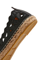 Women's Black Espadrille | Derimod Women's Black Espadrille | Derimod