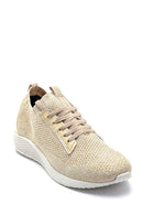 Kadın Altun Desenli Sneaker | Derimod Kadın Altun Desenli Sneaker | Derimod