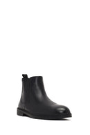 Men's Black Leather Chelsea Boot | Derimod Men's Black Leather Chelsea Boot | Derimod