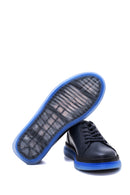 Men's Leather Perforated Sneaker | Derimod Men's Leather Perforated Sneaker | Derimod