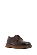 Male Brown Lace-up Leather Casual Shoes | Derimod Male Brown Lace-up Leather Casual Shoes | Derimod
