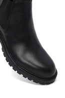 Male Black Leather Casual Chelsea Boots | Derimod Male Black Leather Casual Chelsea Boots | Derimod