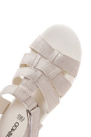 Women's Beige Comfort Sandals | Derimod Women's Beige Comfort Sandals | Derimod