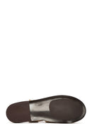 Women's Mink Buckled Suede Leather Sandals | Derimod Women's Mink Buckled Suede Leather Sandals | Derimod