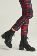 Lace-Up Women's Suede Boots | Derimod Lace-Up Women's Suede Boots | Derimod