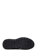 Men's Black Lace-Up Thick-Soled Leather Sneaker | Derimod Men's Black Lace-Up Thick-Soled Leather Sneaker | Derimod