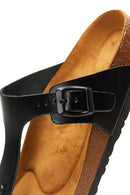 Men's Leather Flip Flops | Derimod Men's Leather Flip Flops | Derimod