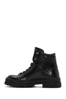 Men's Black Leather Boots | Derimod Men's Black Leather Boots | Derimod