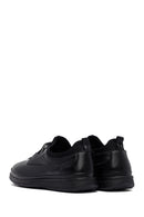 Male Black Lace-Up Thick-Soled Leather Casual Shoes | Derimod Male Black Lace-Up Thick-Soled Leather Casual Shoes | Derimod