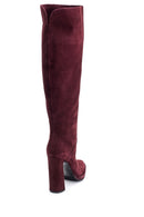 Women's Heeled Suede Leather Boots | Derimod Women's Heeled Suede Leather Boots | Derimod
