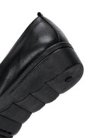Kadın Siyah Deri Dolgu Topuk Comfort Ayakkabı | Derimod Kadın Siyah Deri Dolgu Topuk Comfort Ayakkabı | Derimod