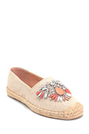 Kadın Taş Detaylı Espadril | Derimod Kadın Taş Detaylı Espadril | Derimod