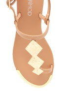 Women's Tan Flip Flops Sandals | Derimod Women's Tan Flip Flops Sandals | Derimod