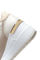Kadın Deri Yüksek Taban Sneaker | Derimod Kadın Deri Yüksek Taban Sneaker | Derimod