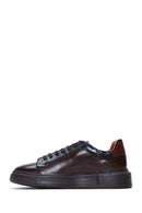 Men's Brown Leather Thick Sole Sneaker | Derimod Men's Brown Leather Thick Sole Sneaker | Derimod