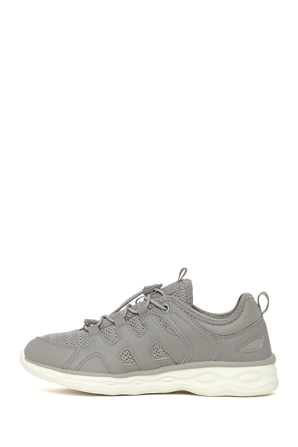 Kadın Gri Kalın Tabanlı Sneaker