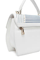 Women's Cream Printed Long Shoulder Bag | Derimod Women's Cream Printed Long Shoulder Bag | Derimod