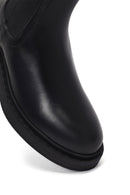 Women's Black Leather Chelsea Boot | Derimod Women's Black Leather Chelsea Boot | Derimod