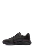 Erkek Siyah Bağcıklı Deri Casual Sneaker | Derimod Erkek Siyah Bağcıklı Deri Casual Sneaker | Derimod