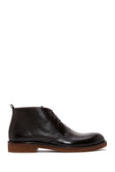 Men's Brown Leather Casual Boots | Derimod Men's Brown Leather Casual Boots | Derimod