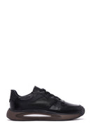 Erkek Siyah Deri Sneaker | Derimod Erkek Siyah Deri Sneaker | Derimod
